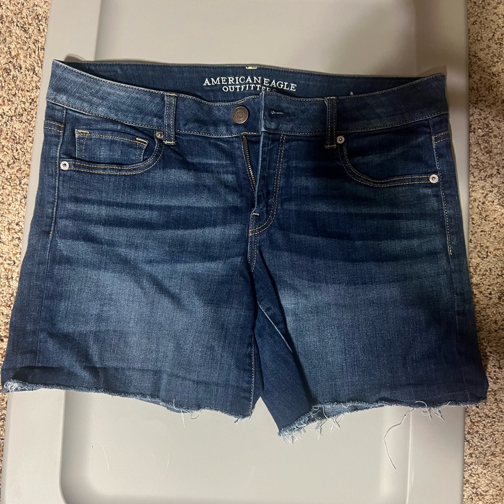 American Eagle Outfitters Indigo Blue Denim Cutoff Shorts